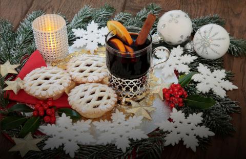 Mince Pies And Mulled Wine