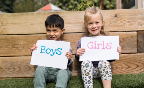 Boys girls nursery