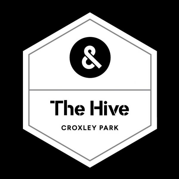 The Hive Logo Bw