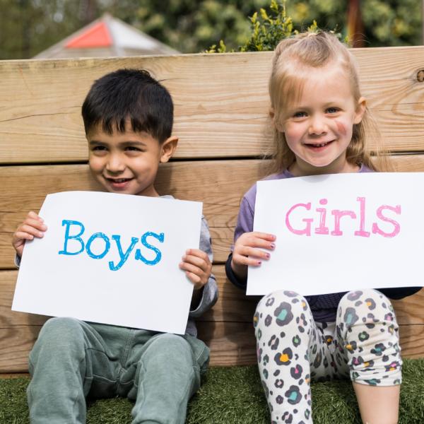 Boys girls nursery