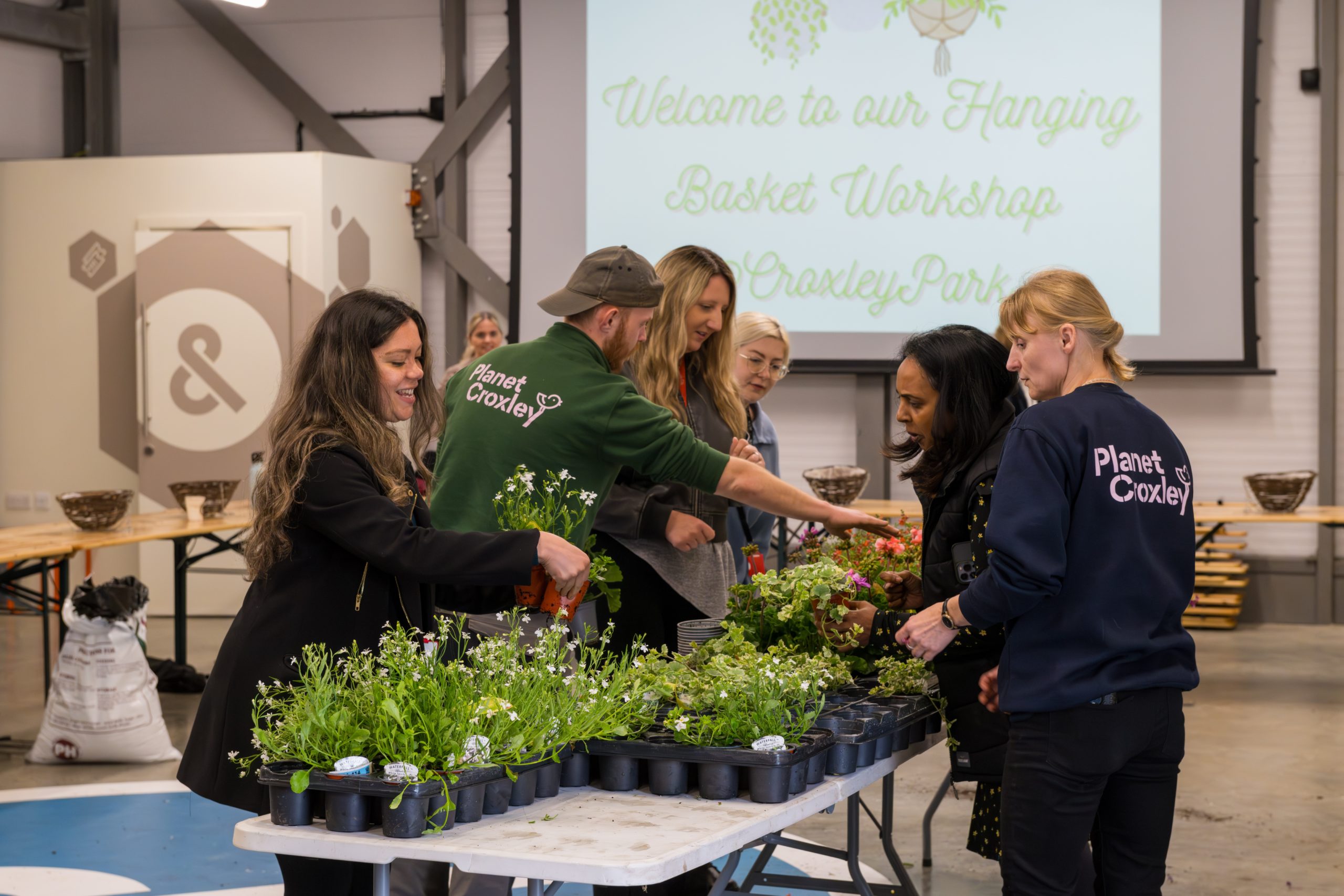 Spring Hanging Basket Workshop - croxley-park