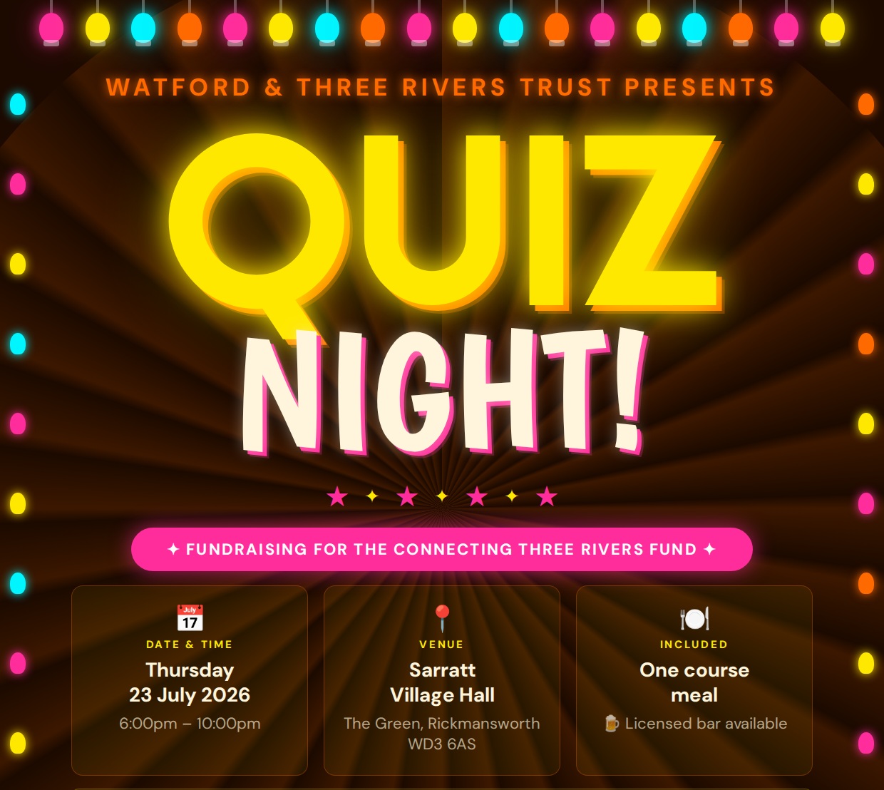 Three Rivers Charity Quiz Night - croxley-park